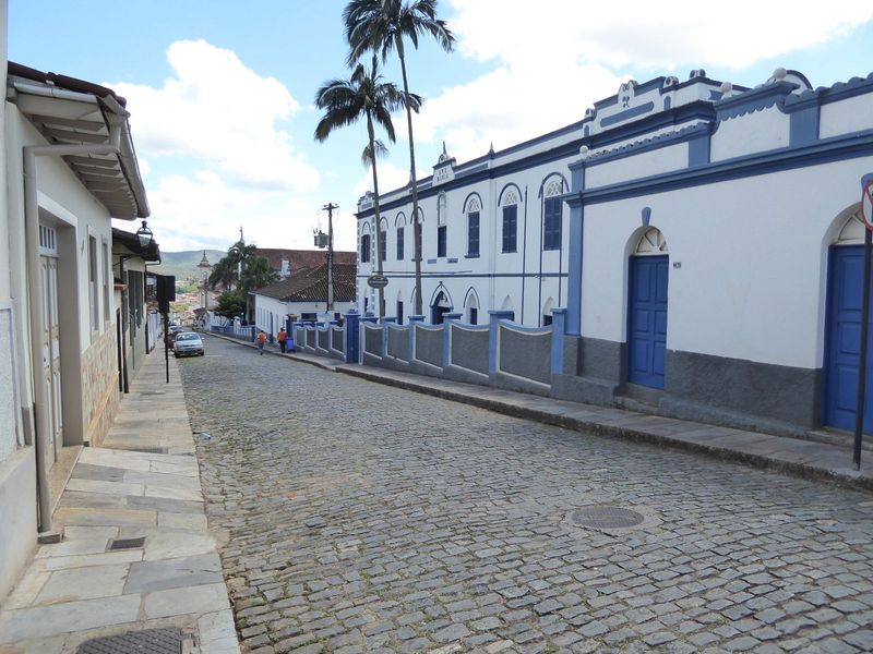The view back down toward the Carmelite church. On the right is a boarding school established in 1849 by the Daughters of Charity of Saint V