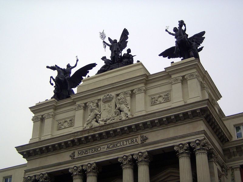 Stepping aside for another moment, this picture is a reminder that the Spanish government provided comparable buildings for its ministries, 