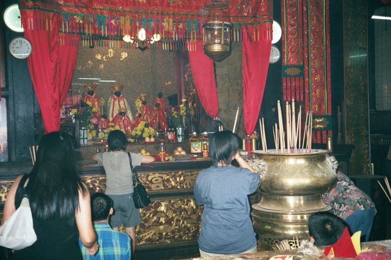 Offerings at the altar.