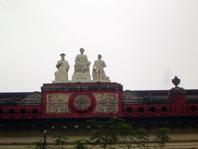 Up top, a party celebrating Science. Other groups honor Agriculture, Commerce, and Justice.