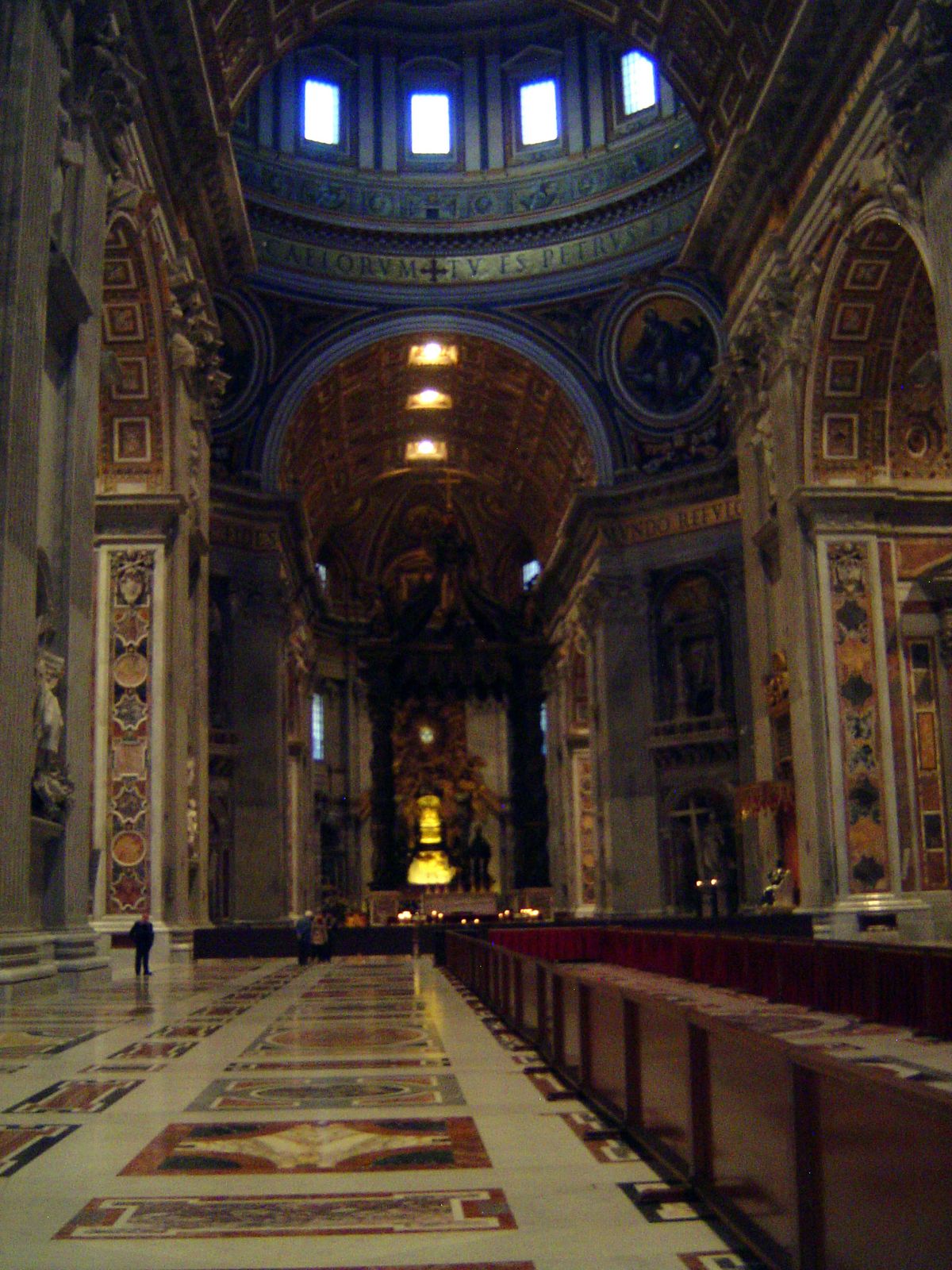 Still closer and perhaps beginning to suggest what the entrance would have been like if Michelangelo's plan had been executed.