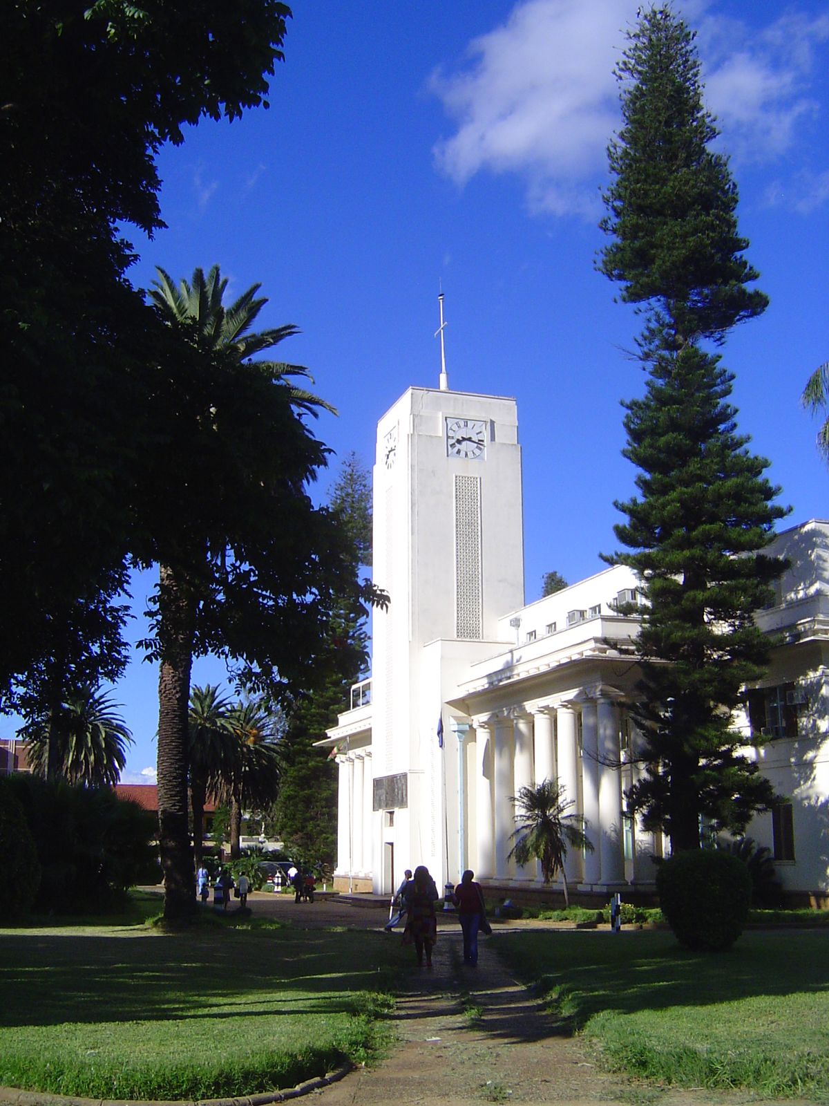 The city hall.
