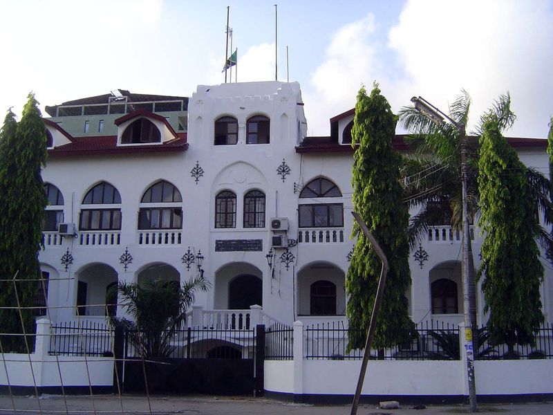 The city hall and council chamber, another German leftover.