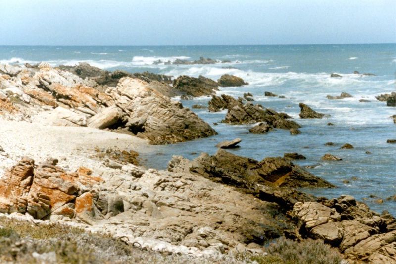 Here's that "south point," Cape Agulhas or "needles."