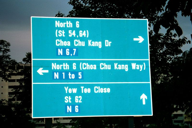 Just a reminder: don't rent a car in Singapore and go wandering around these neighborhoods at night. It's easier to drive in Cairo or Istanb