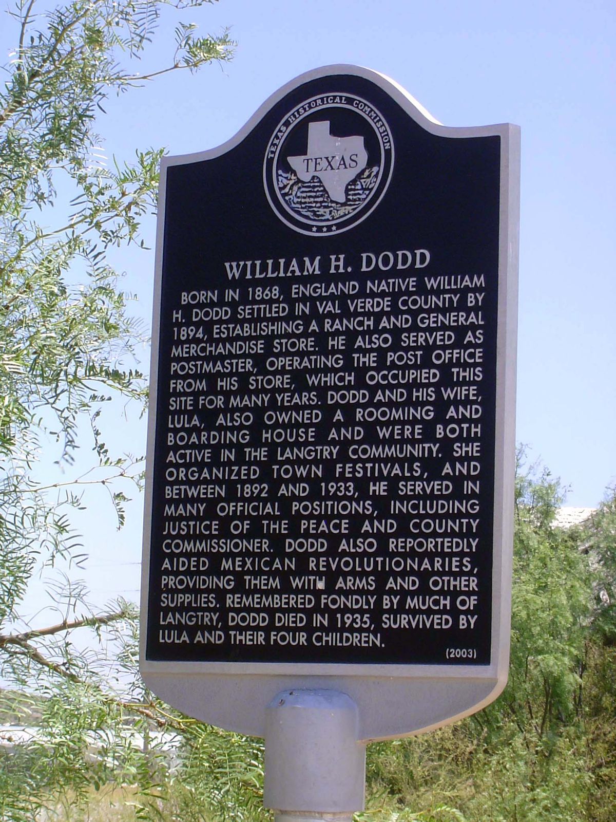 Live out here long enough, it seems, and you, too, can have your own historical marker.