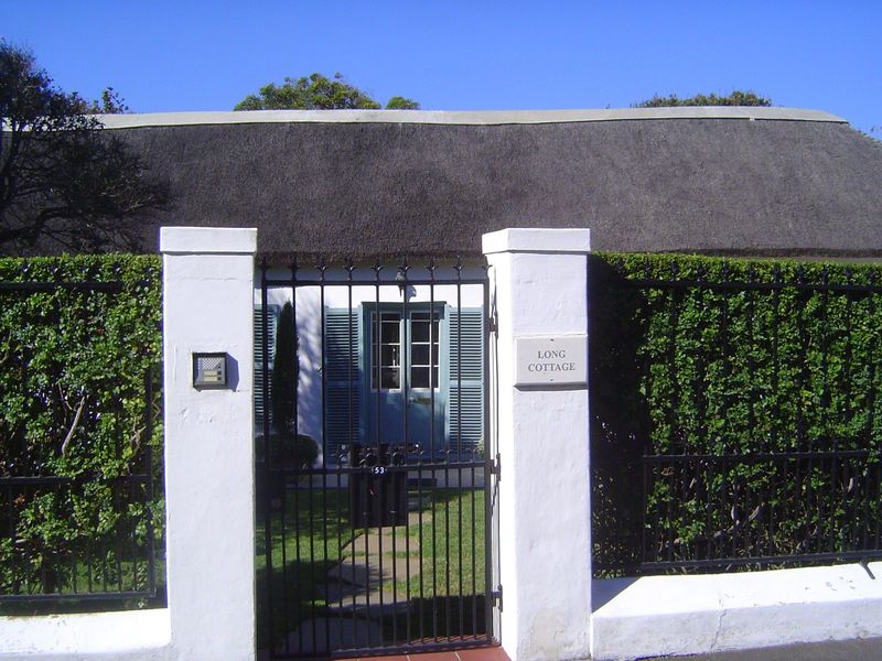 We're stopped randomly at a cottage on Durban Road, just west of Maynardville Park. The house was built, it turns out, for a British officer