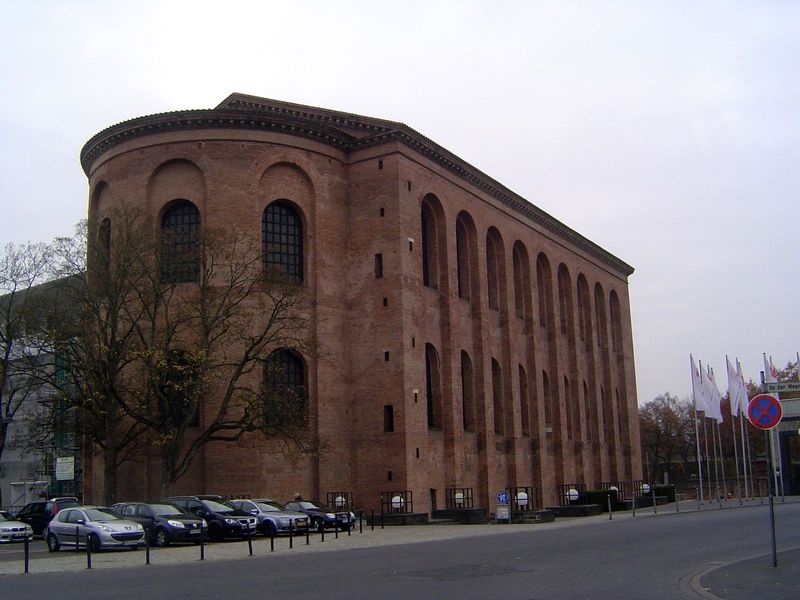 Here is perhaps the city's most extraordinary building, now a church but originally a basilica begun by Constantine and completed by Gratius