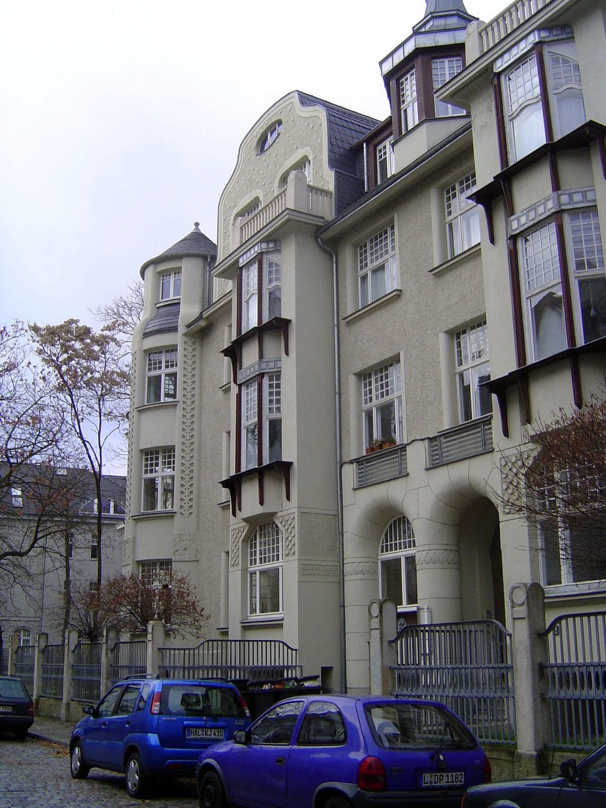 Another Georg Wunschmann Building, an urban villa from 1904, at Chopinstrasse 11a.