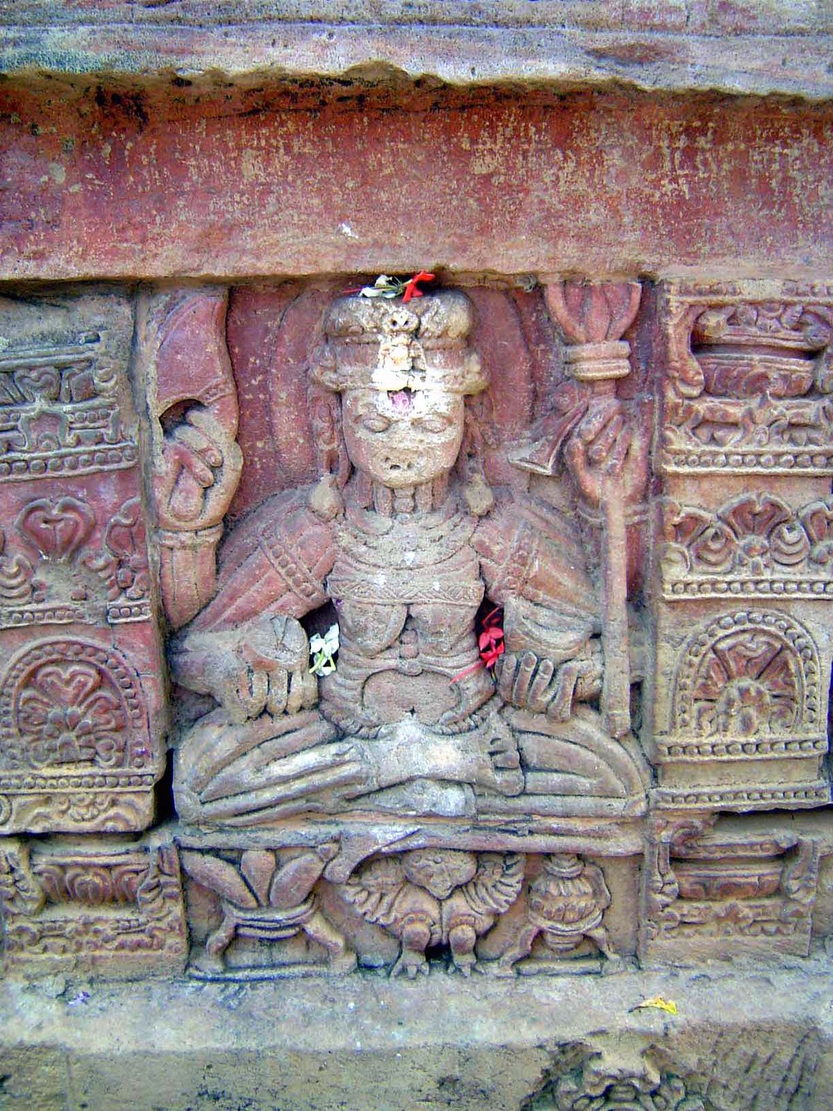 Less friendly: Chamunda, a terrifying aspect of Durga.