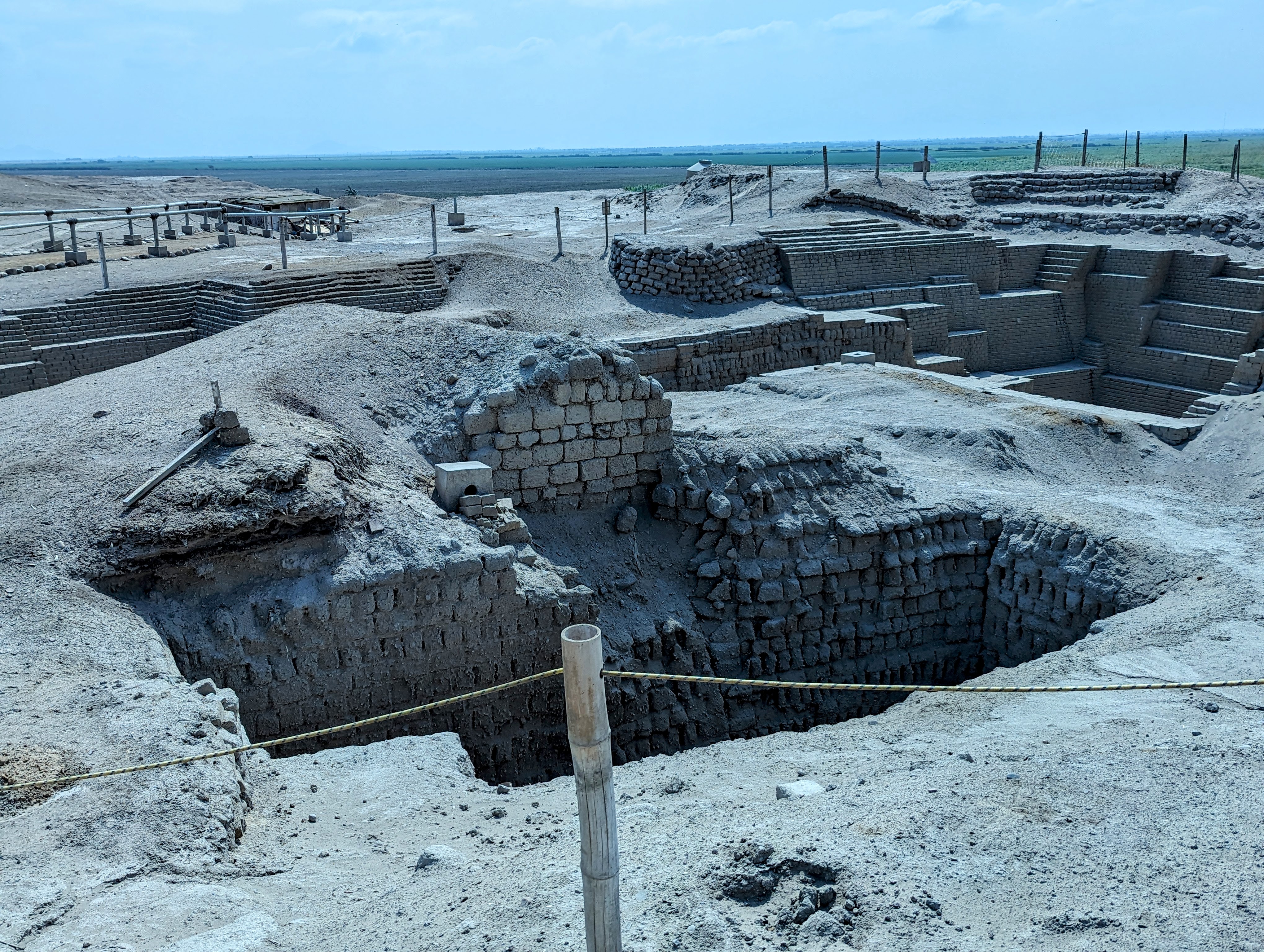 Also on the summit: excavated graves.