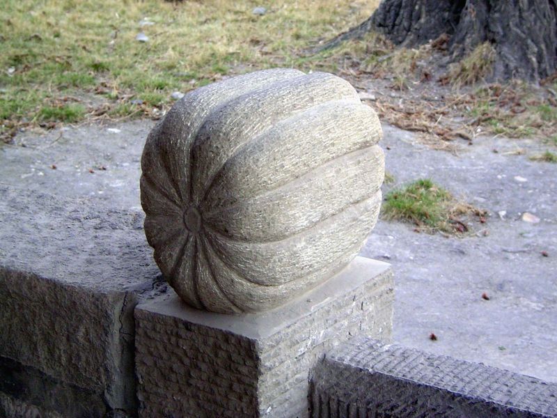 A balustrade detail.