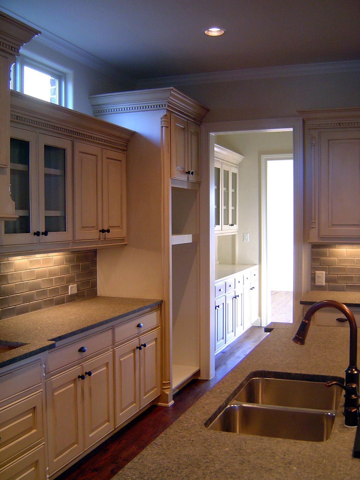 Inside, they've stuck to traditional cabinetry.