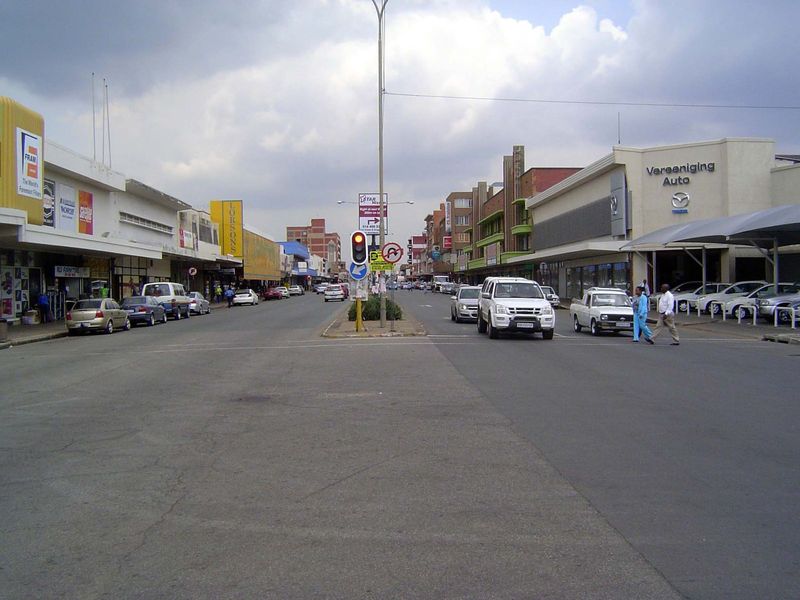 Main street, caught in a time warp from fifty years ago.