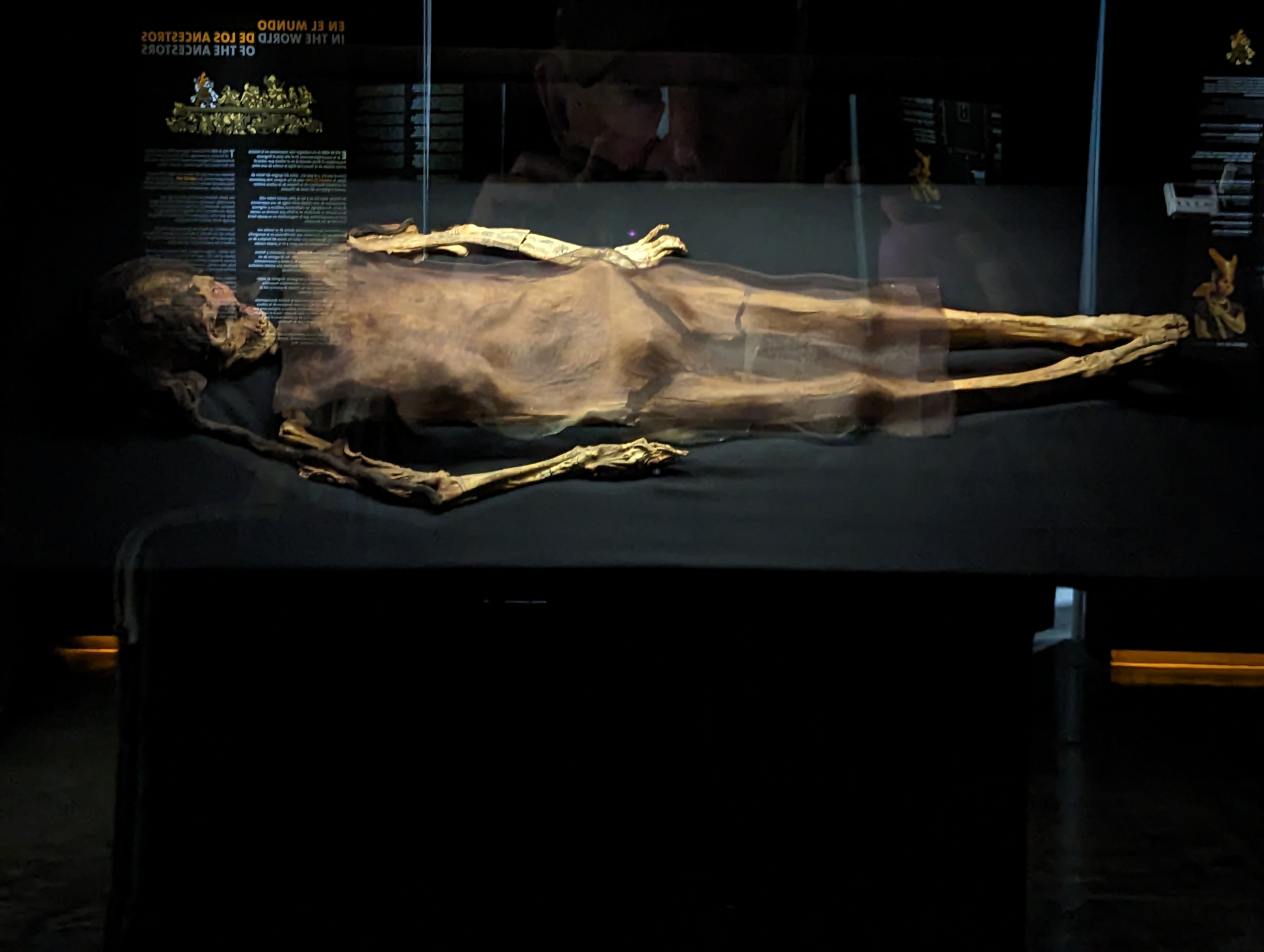 First, in the museum at the base, is the Cao Viejo, the Old Lady of Cao.  Disrespectful language for a queen.