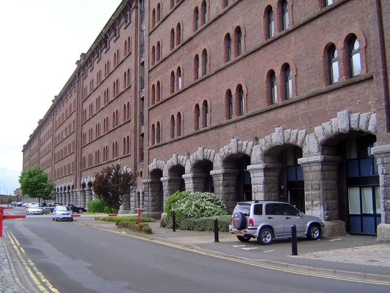 Here's another renovated survivor, the Waterloo Corn Warehouse, opened in 1868 to a design of G.F. Lyster. Once the world's first bulk-stora