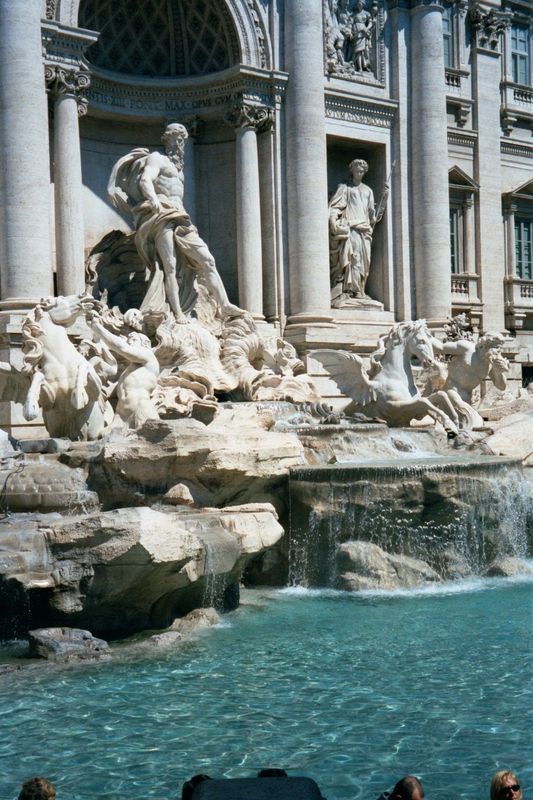 More spectacular yet, Niccolo Salvi's Trevi Fountain marks the end of the Aqua Virgo, built by Agrippa in the first century. The aqueduct wa