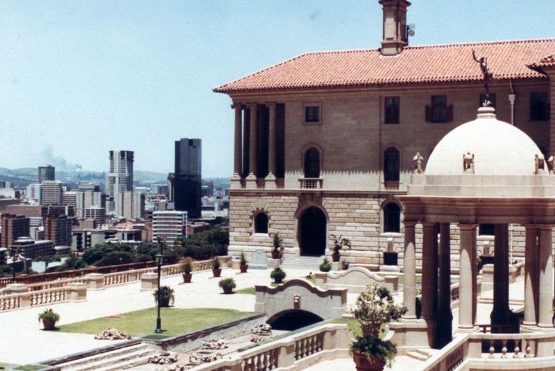 A view back toward the city.