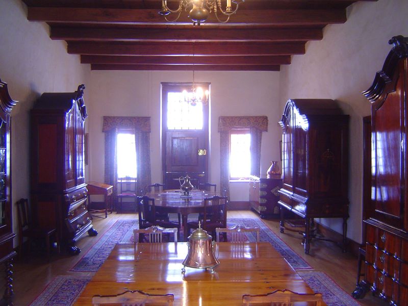 Magnificent furniture, but not cozy.