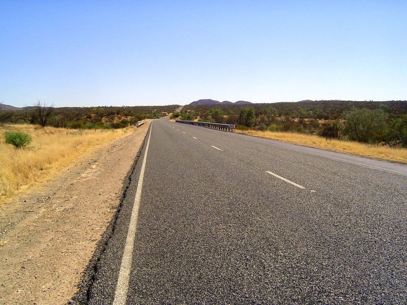 A fine, fine road north, with nary a pothole on its nearly 1,000-mile course to Darwin. Even more amazing for Americans, there's no barbed-w