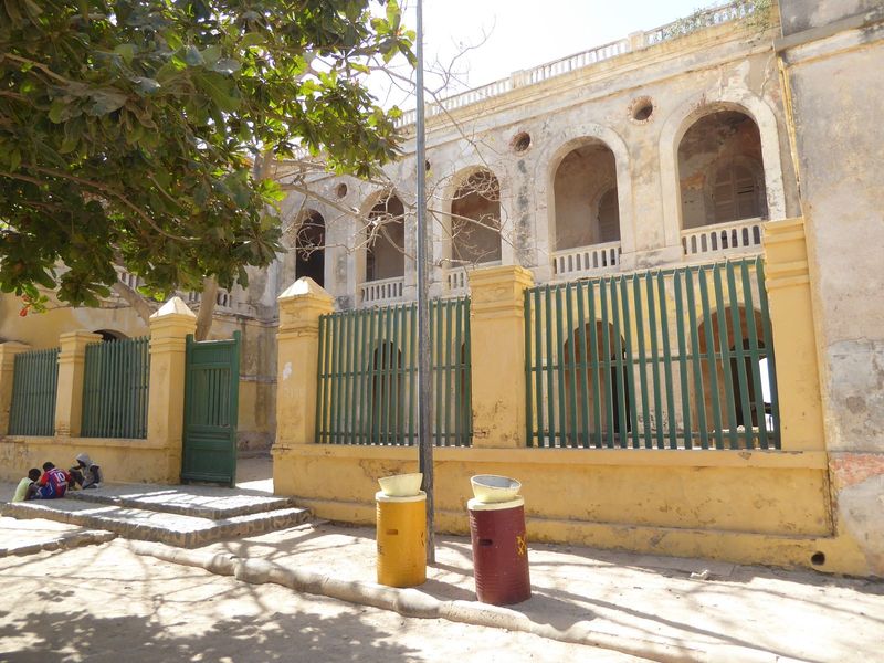 The Palace of the Governor, later but no longer the Relais l'Espadon, or Swordfish Hotel.