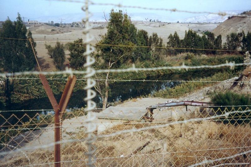 Once the river becomes the border—which happens very soon—even a glimpse of it like this is rare.