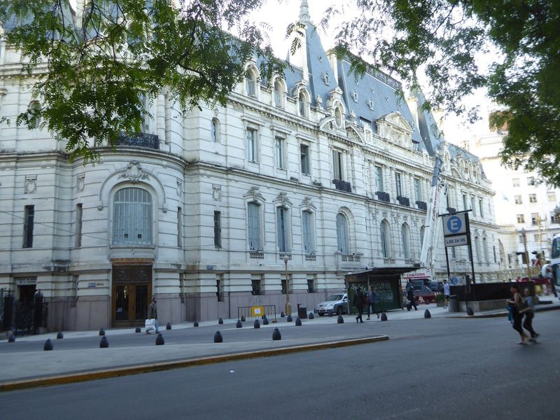 The Palacio Haedo faces the plaza. Now the office of Argentina's national parks, it was built as the home of Mariano Francisco Haedo 1816-18
