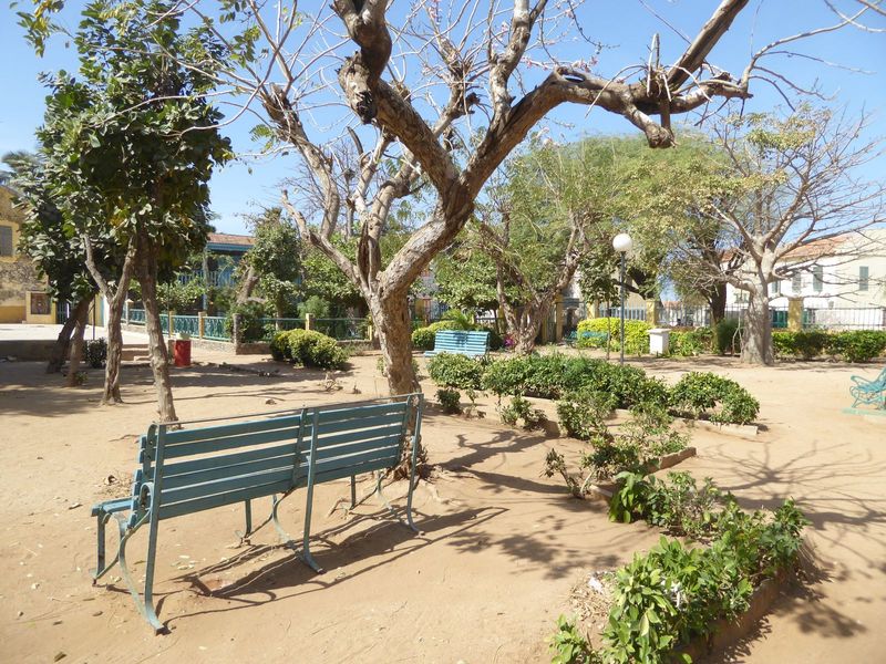 Here's a little town park with a surprise. Can't see it?