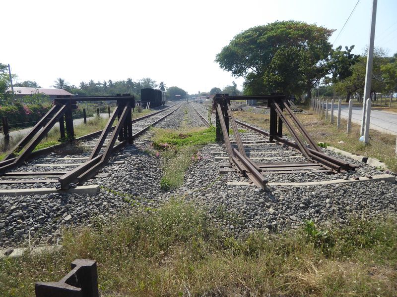 We're also at the end of the track, which opened in 1902 despite official condemnation of building a railway as useless as a "railway to the