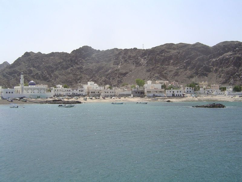 Haramel, an intermediate hamlet between Muscat and Bustan.