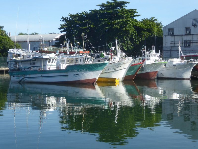 Port Louis is still an active fishing port.