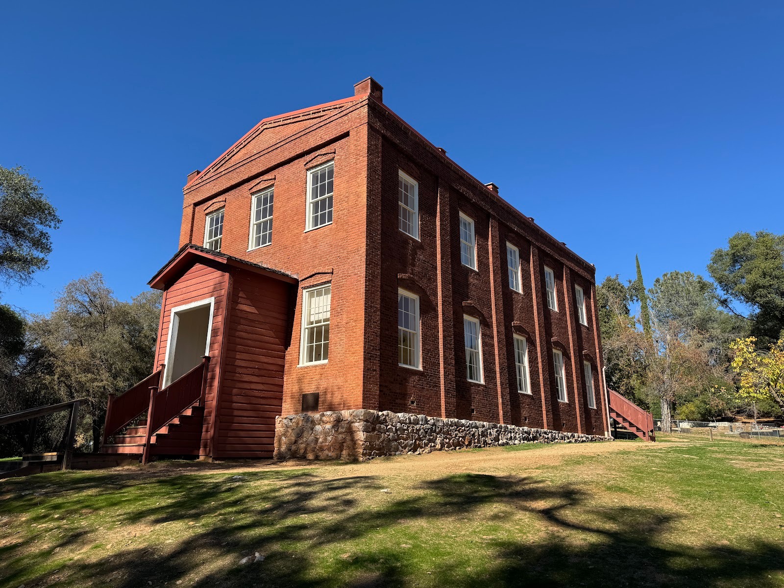 A 10-minute walk leads to the town's school.  It opened in 1860, was renovated in 1872 and again in 1881.  It closed in 1937 not for lack of