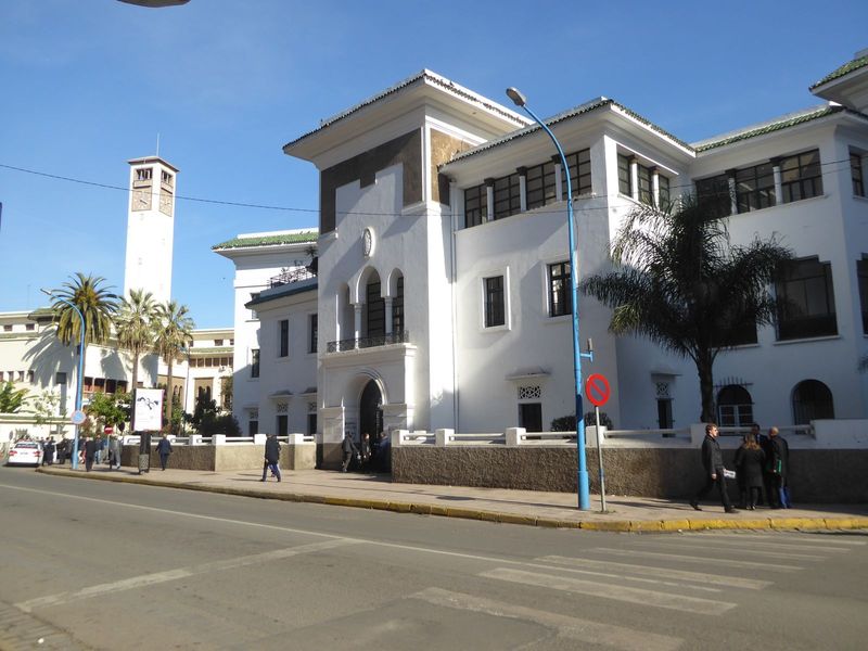 Three years after the post office, the law courts were completed in 1923 by Joseph Marrast, another young architect on Prost's staff. Marras