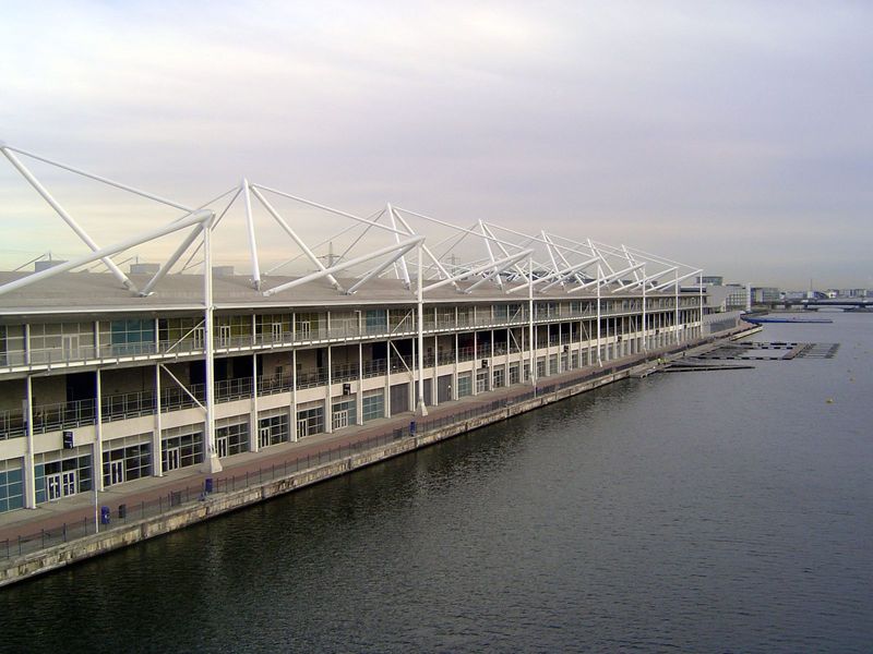 The exhibition center, in Pevsner's words, is a "waste of peerless waterside setting" 5; 297. Not that the old port was a model of efficienc