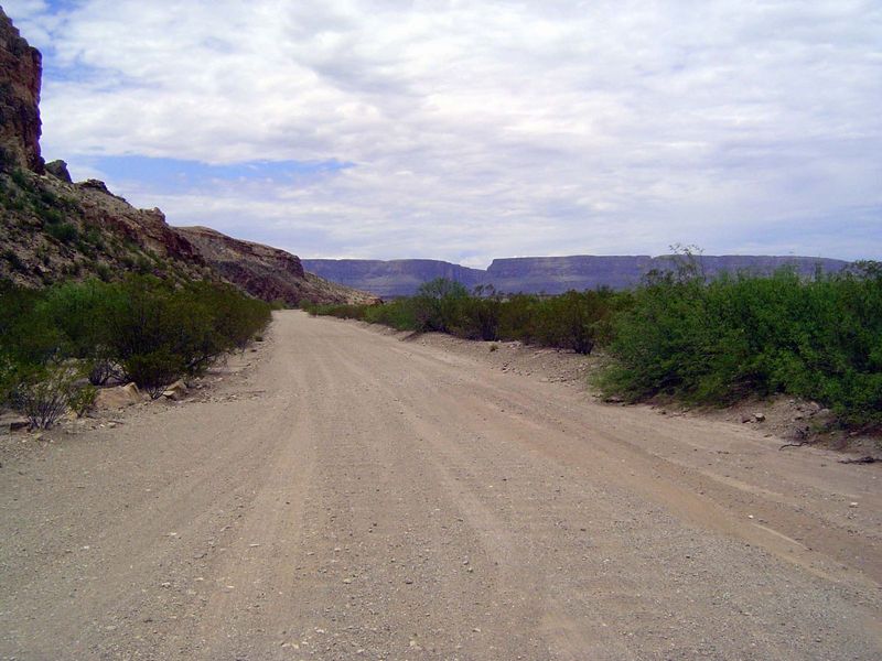 Heading north through what Hill called the Terlingo Desert.