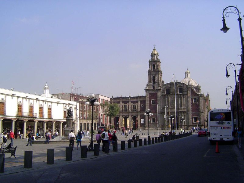 A few blocks north of the cathedral, the Church of Santo Domingo, finished in 1737, is the third church on the site. It is "all that remains