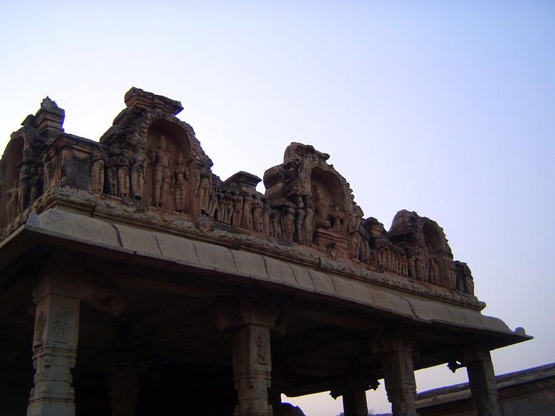 An ornamental roof.