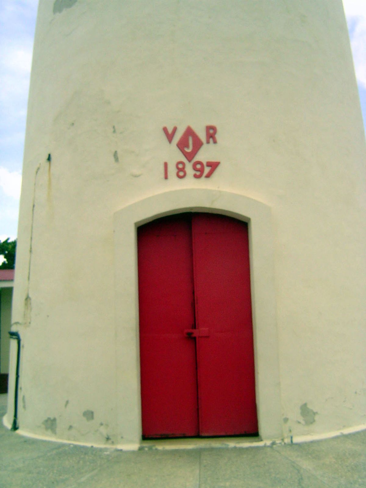 The tower was built on the 60th anniversary of Queen Victoria's accession. Hence the "J," for Victoria Regina's Jubilee.