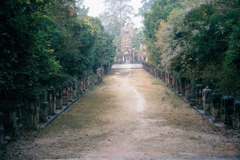 The ceremonial approach to Preah Khan was from the east, where Jayavarman excavated a reservoir, the Jayatataka Baray. Like so many things a