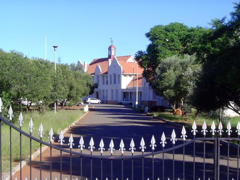 The boy's high school.