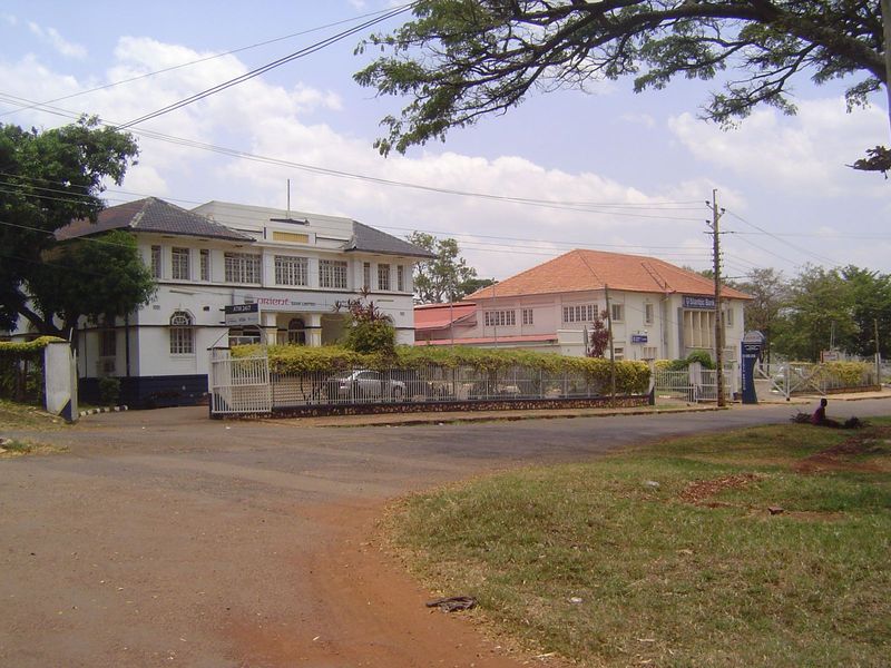 Jinja's banks. The Orient Bank probably occupies the building that once housed Barclay's. Stanbic is a unit of South Africa's Standard Bank.