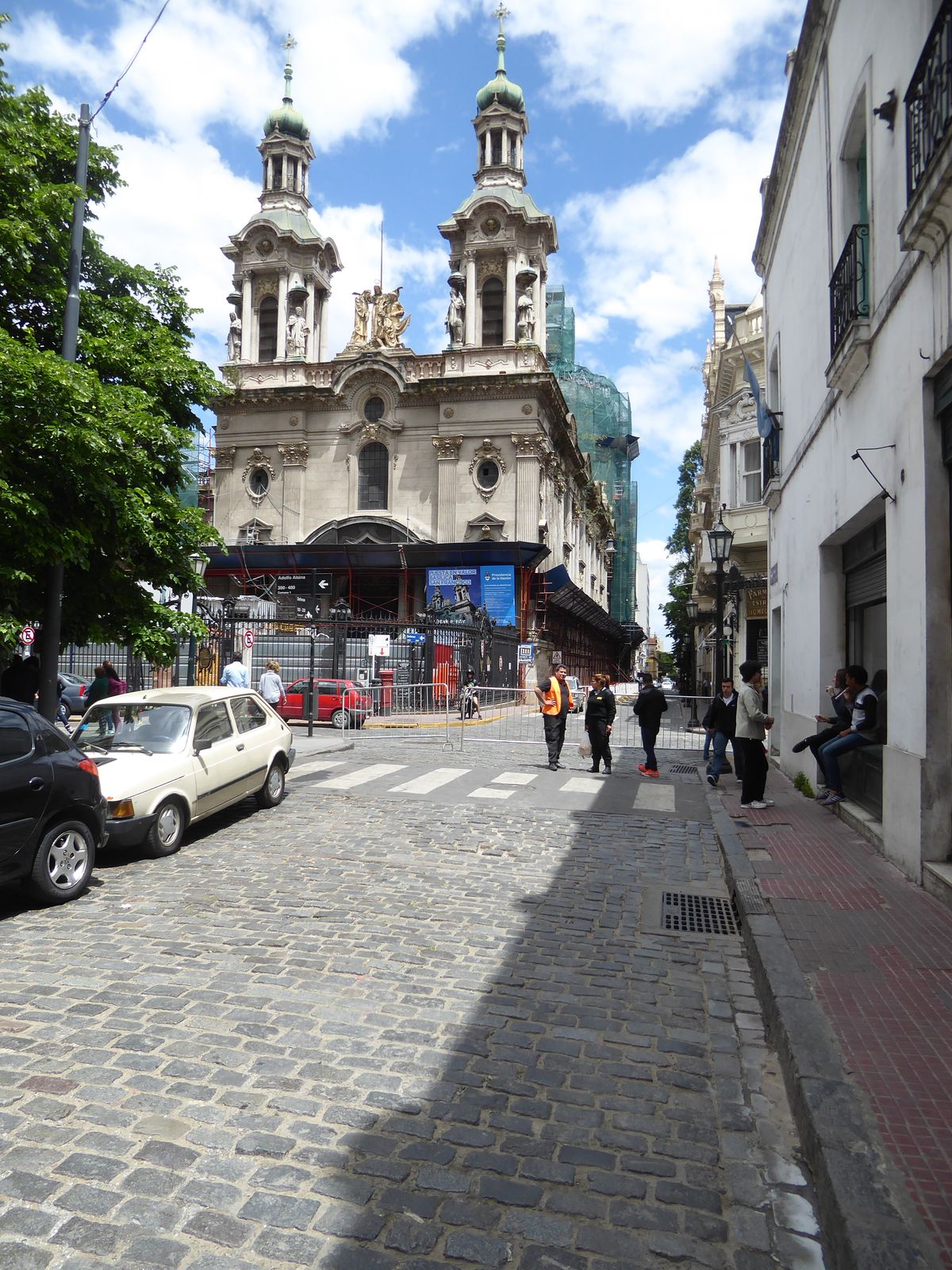 Same here, with the Basilica of San Francisco. The Franciscans got a grant of land from Garay himself, but the church was not consecrated un