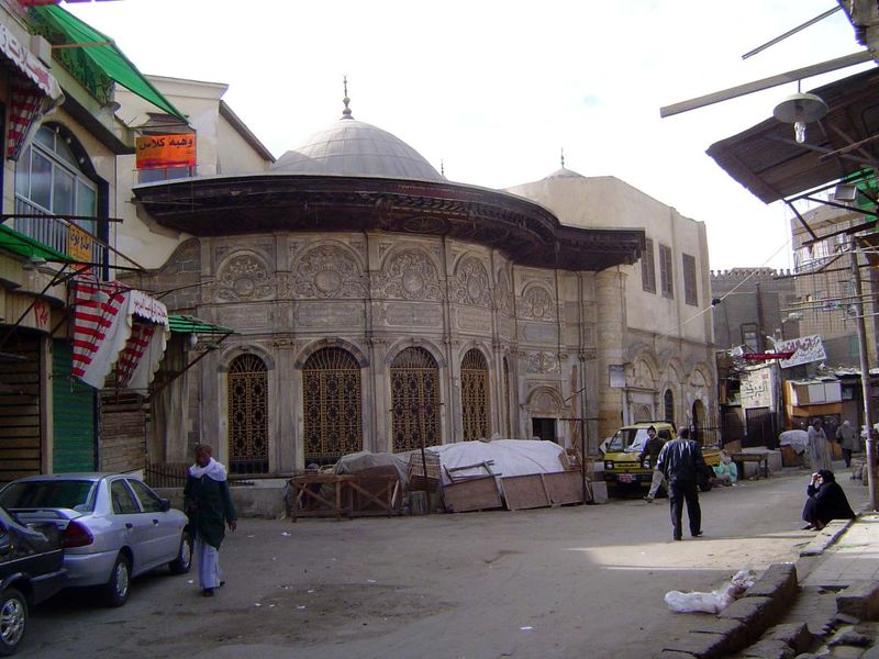 No. 401. The Sabil-Kuttab waterpoint-school of Tusun Pasha, built in 1820. Tusun was another of Muhammad Ali's sons who died young.