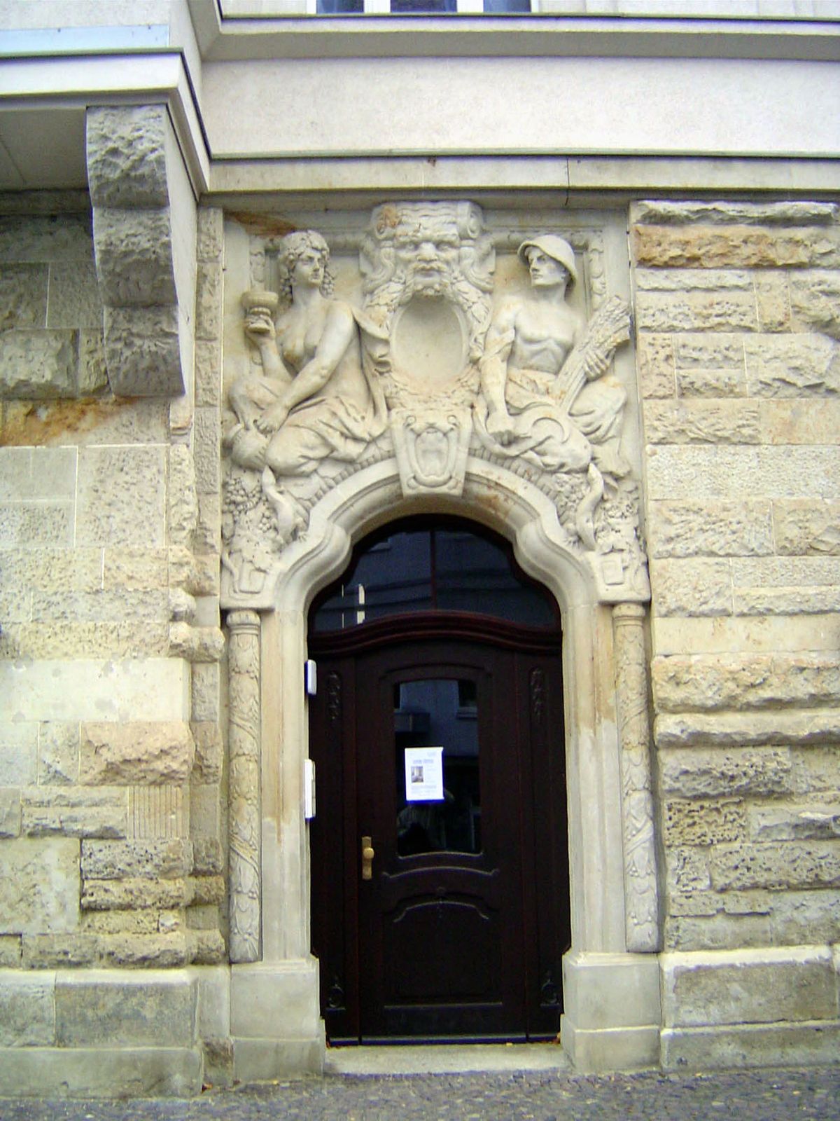An entrance that begs an explanation.
