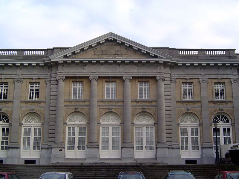 The museum began with the Brussels World Fair of 1897, which included this building, then called the Palace of the Colonies. It housed a dis