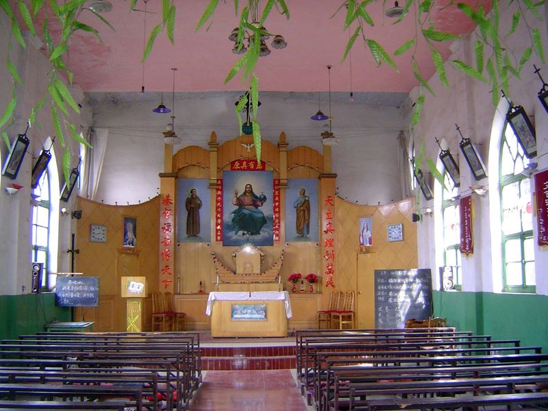 The interior.