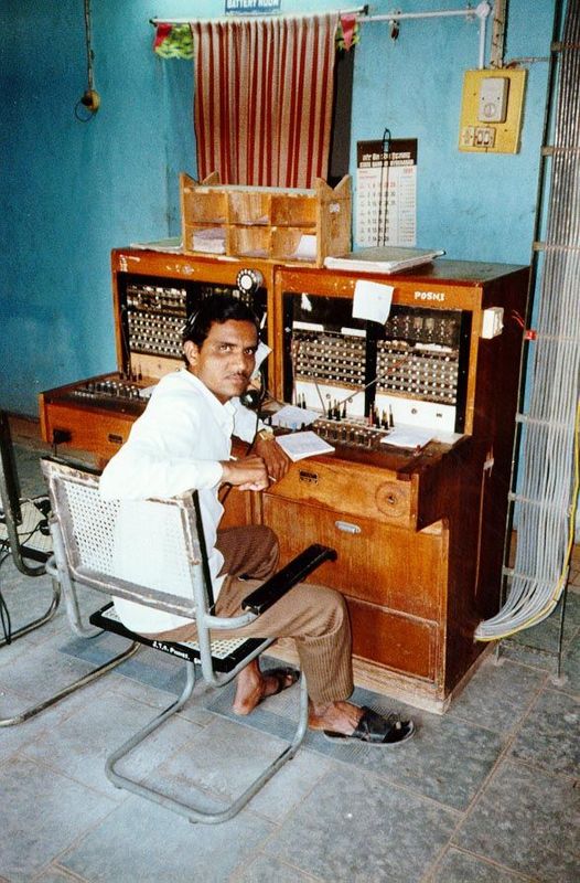 Hello? "Hello?" Telephones for decades were a chief cause of hysteria among foreigners living in India. This was the main telephone exchange