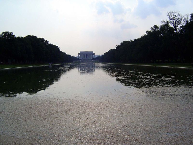 We could begin with the Lincoln Memorial and the Reflecting Pool—the City Monumental.