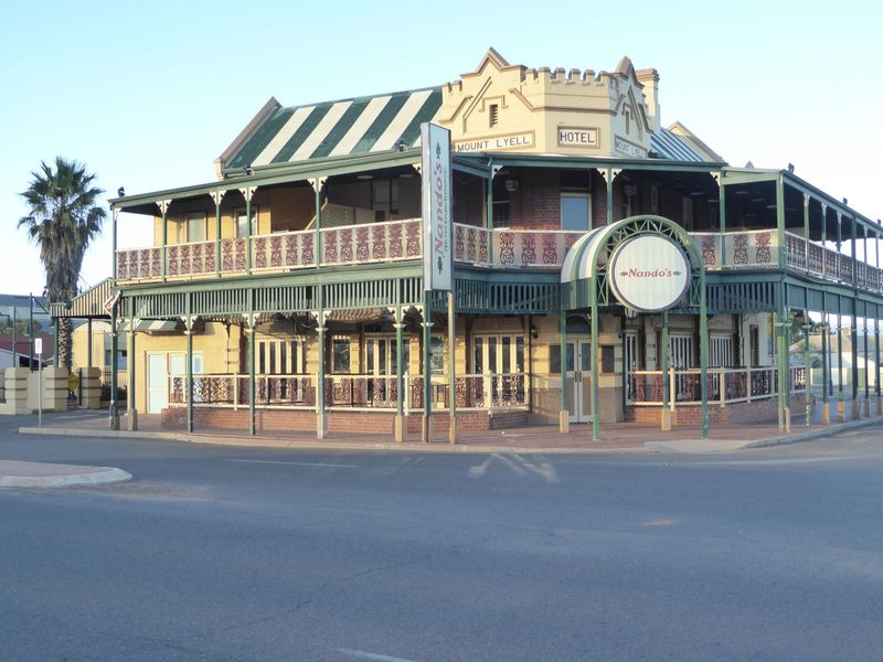 This hotel was named from Tasmania's Mount Lyell mine, which in turn presumably took its name from Charles L.