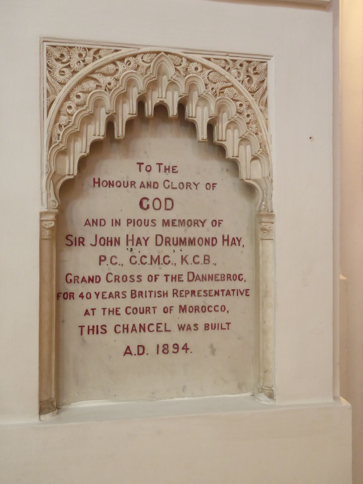 It wouldn't be an Anglican church without memorials.